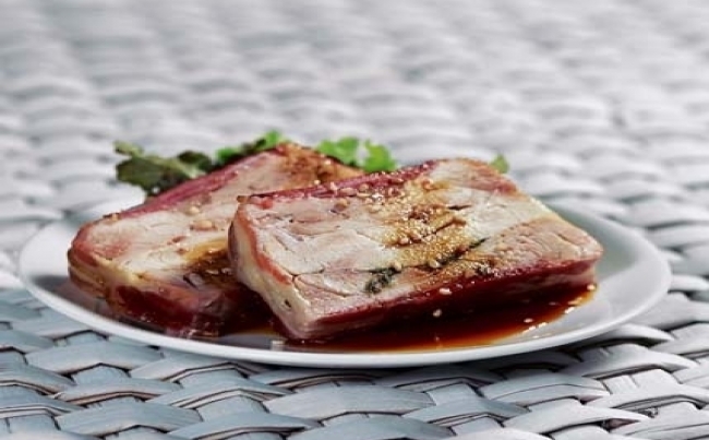 Terrina de pollo y hierbas